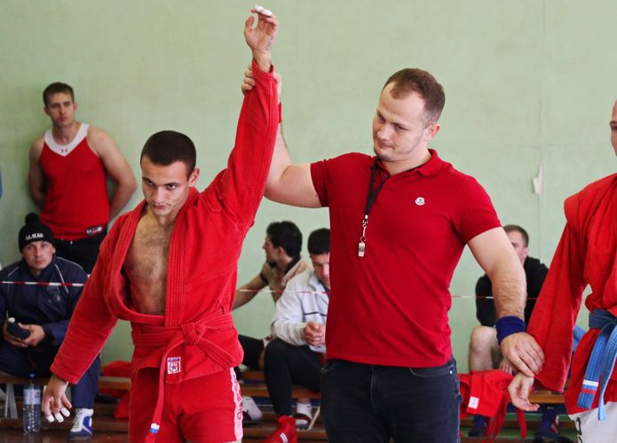 В Главном управлении Росгвардии прошел чемпионат по самбо (боевому самбо)