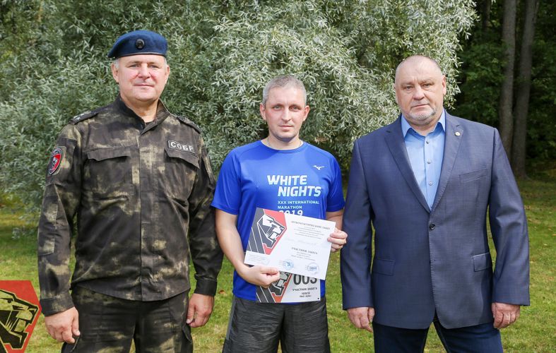 Состоялся легкоатлетический забег в поддержку проведения II Турнира по армейскому рукопашному бою памяти Героя России сотрудника СОБР «Гранит» В.И.Усачёва 