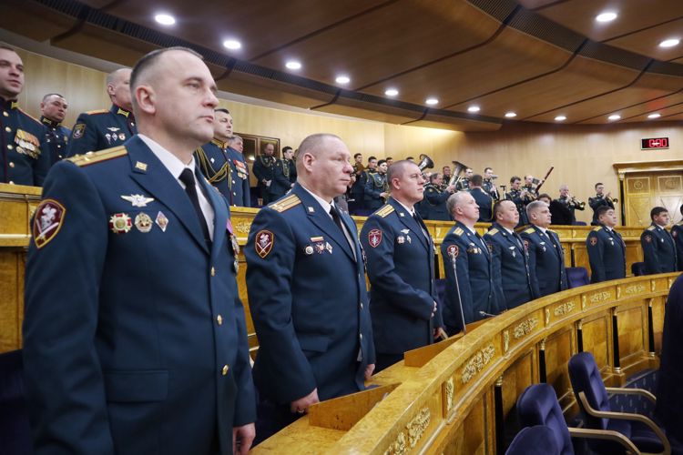 Начальник ГУ Росгвардии принял участие в торжественном приёме у губернатора Ленинградской области, приуроченного ко Дню защитника Отечества