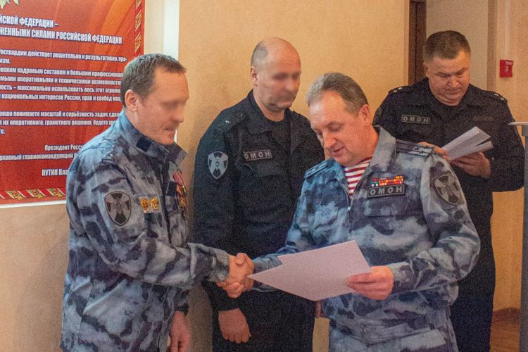В ОМОН ГУ Росгвардии прошло собрание, посвященное дню вывода советских войск из Афганистана