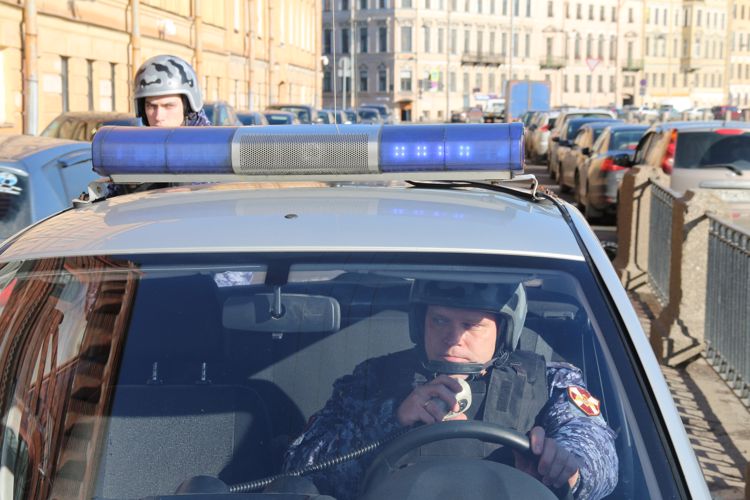 Сотрудники Росгвардии задержали граждан, незаконно проникших на крышу здания Кунсткамеры