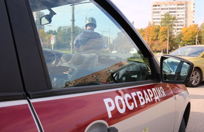 В Кировском районе наряд вневедомственной охраны задержал правонарушителя, повредившего чужой автомобиль