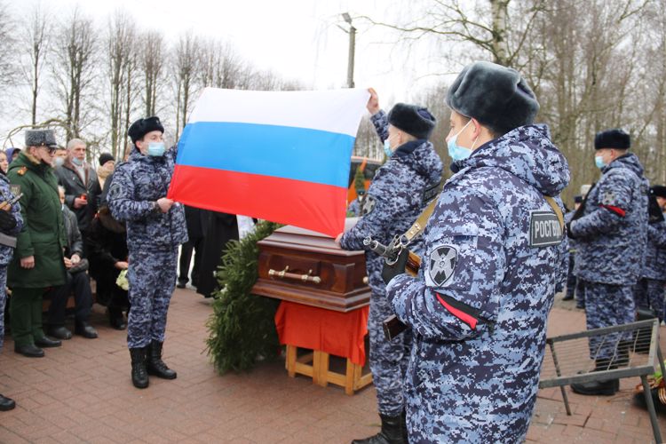 Во Всеволожском районе проводили в последний путь ветерана вневедомственной охраны Виктора Семеновича Порозова