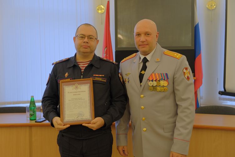 В Управлении вневедомственной охраны состоялось торжественное совещание, посвященное 70-летию со Дня образования службы