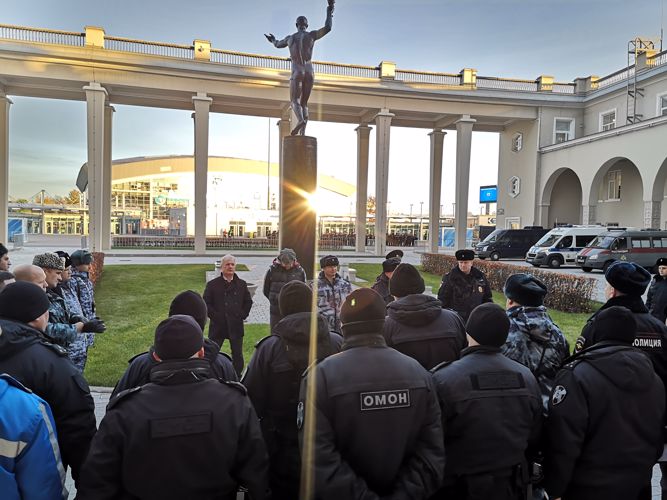 Сотрудники Росгвардии обеспечили правопорядок во время матча между футбольными командами «Зенит» - «Сочи»