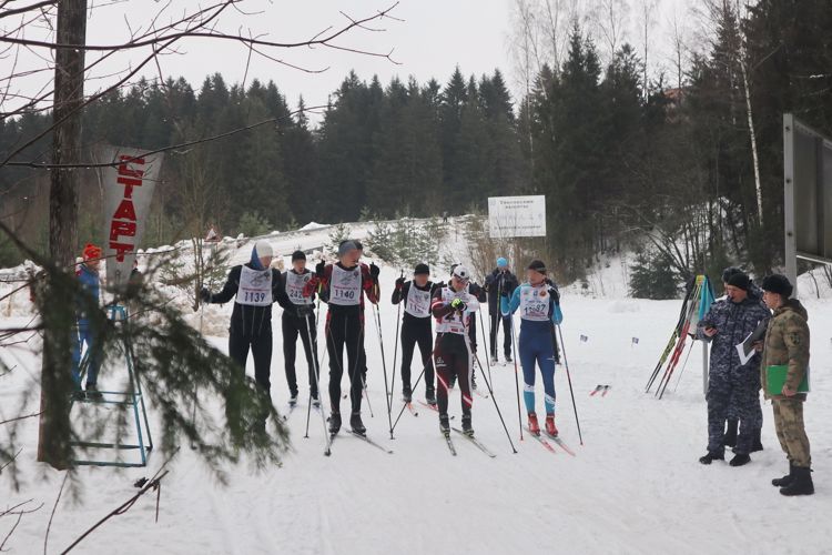 В Главном управлении Росгвардии прошёл чемпионат по лыжным гонкам