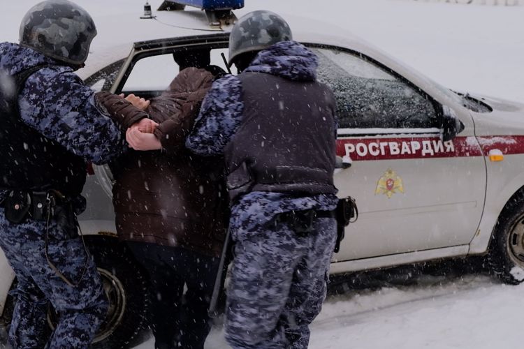 В Выборгском районе Санкт-Петербурга наряд Росгвардии задержал водителя иномарки, сбившего двух пешеходов