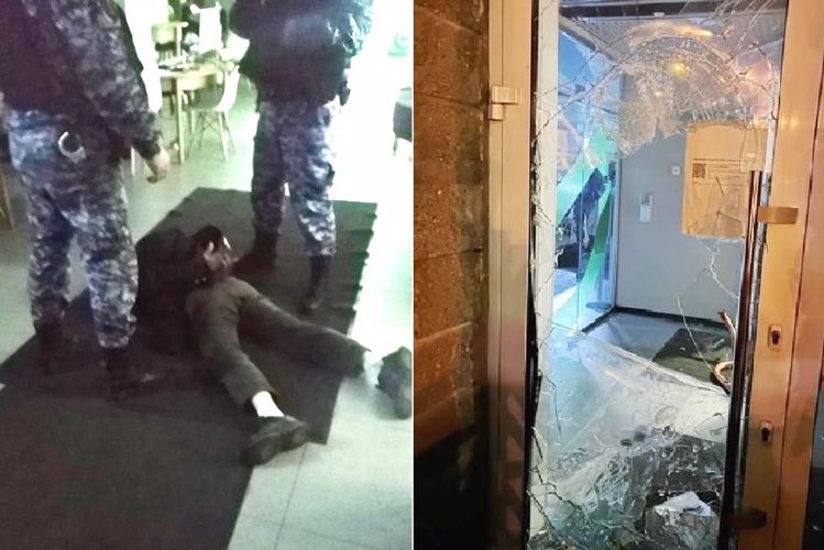 В Кировском районе наряд Росгвардии задержал нетрезвого гражданина, повредившего имущество отделения банка