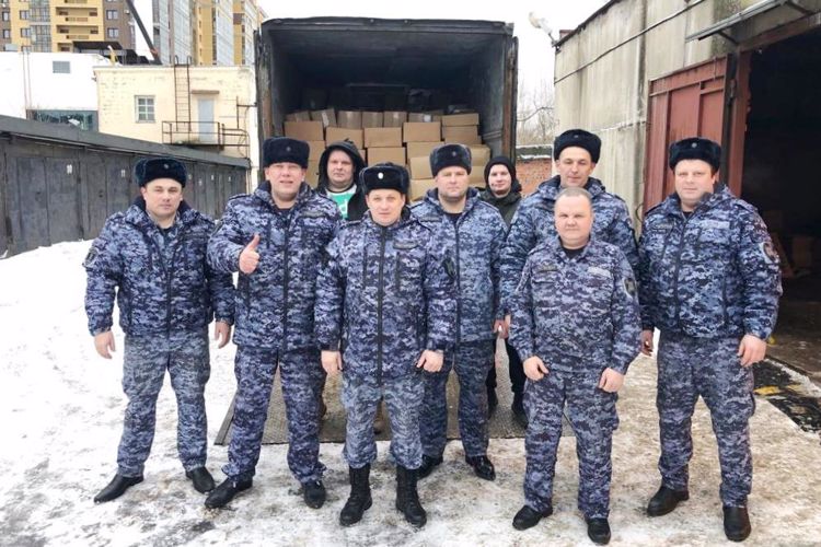 Петербургские росгвардейцы оказали поддержку землякам, участвующим в специальной военной операции