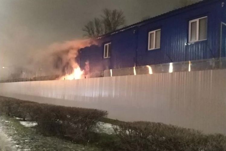 В Кировском районе сотрудники Росгвардии при патрулировании обнаружили возгорание на стройплощадке