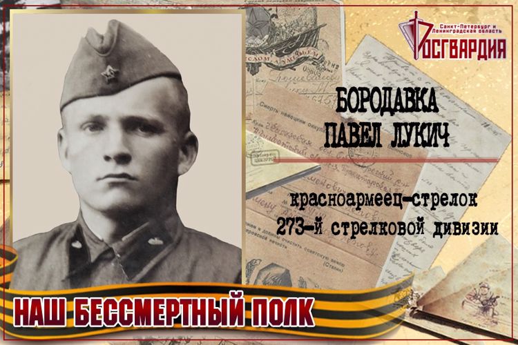 «НАШ БЕССМЕРТНЫЙ ПОЛК». ПАВЕЛ ЛУКИЧ БОРОДАВКА