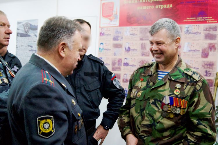 В ОМОН «Бастион» провели встречу с ветеранами отряда - воинами-интернационалистами