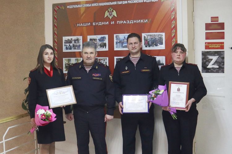 В Главном управлении Росгвардии наградили отличившихся сотрудников и военнослужащих
