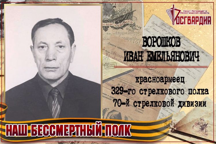 «НАШ БЕССМЕРТНЫЙ ПОЛК». ИВАН ЕМЕЛЬЯНОВИЧ ВОРОШКОВ