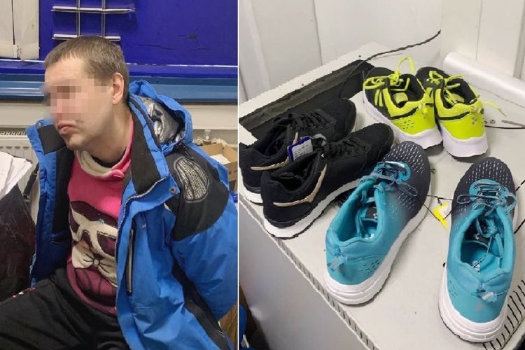 В Выборгском районе наряд вневедомственной охраны задержал посетителя магазина, совершившего кражу обуви