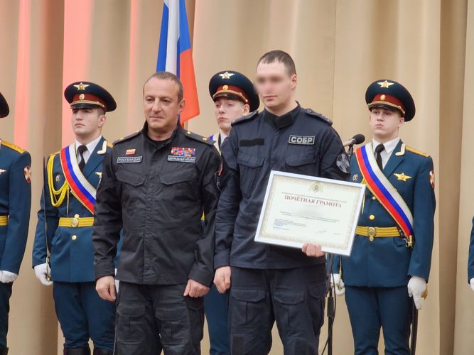 Петербургский СОБР «Гранит» Росгвардии поздравили с 30-летием со дня образования