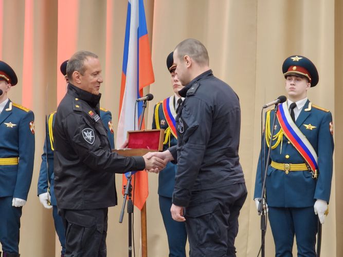 Петербургский СОБР «Гранит» Росгвардии поздравили с 30-летием со дня образования