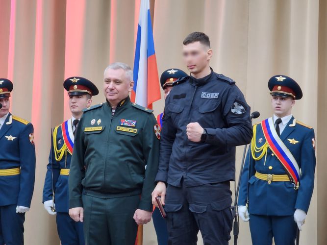 Петербургский СОБР «Гранит» Росгвардии поздравили с 30-летием со дня образования