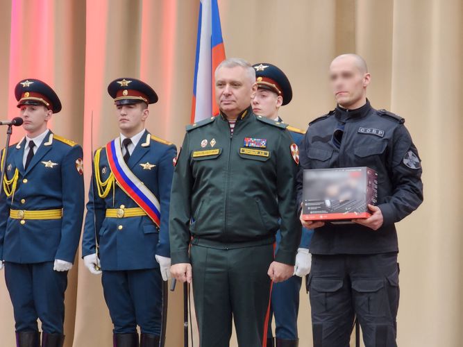 Петербургский СОБР «Гранит» Росгвардии поздравили с 30-летием со дня образования