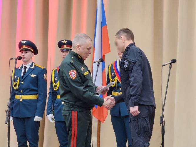 Петербургский СОБР «Гранит» Росгвардии поздравили с 30-летием со дня образования