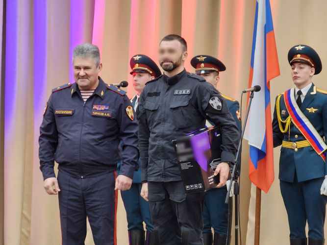 Петербургский СОБР «Гранит» Росгвардии поздравили с 30-летием со дня образования