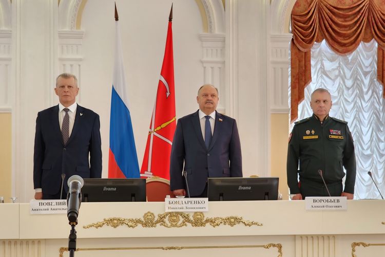 В Смольном состоялось торжественное собрание, приуроченное ко Дню войск национальной гвардии Российской Федерации