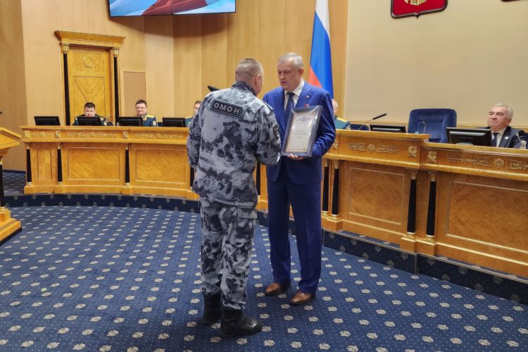 В преддверии Дня войск национальной гвардии Российской Федерации состоялся торжественный прием губернатора Ленинградской области