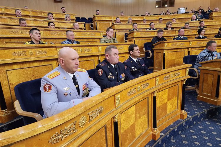 В преддверии Дня войск национальной гвардии Российской Федерации состоялся торжественный прием губернатора Ленинградской области