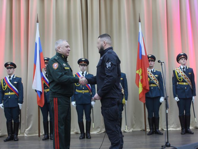 Петербургский СОБР «Гранит» Росгвардии поздравили с 30-летием со дня образования