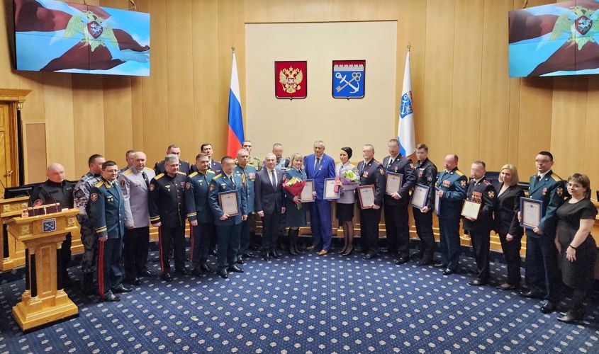 В преддверии Дня войск национальной гвардии Российской Федерации состоялся торжественный прием губернатора Ленинградской области