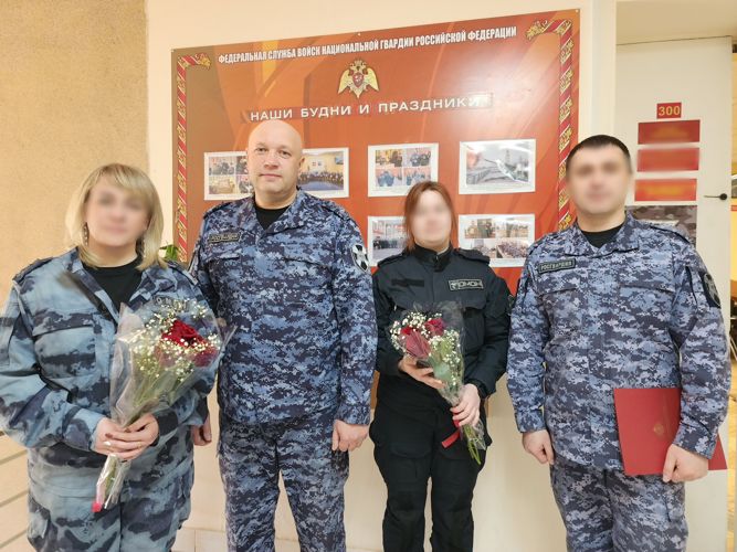 В Главном управлении Росгвардии наградили отличившихся сотрудников и военнослужащих