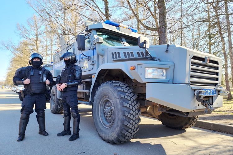 Сотрудники ГУ Росгвардии приняли участие в обеспечении правопорядка при проведении матча «Зенит» - «Динамо»