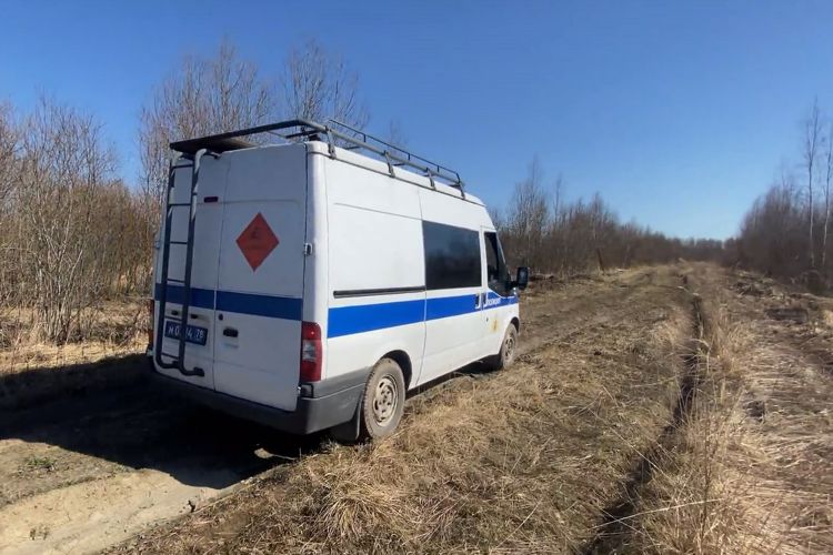 Взрывотехники ОМОН Росгвардии на полигоне в Ленобласти уничтожили боеприпасы времен Великой Отечественной войны
