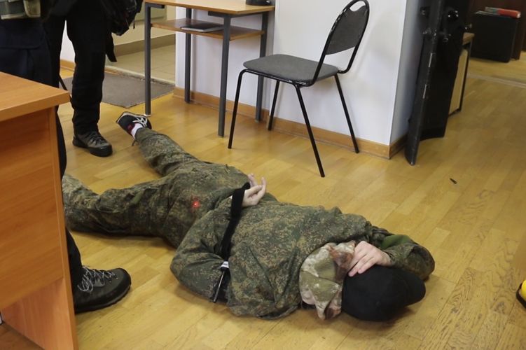 В Санкт-Петербурге подразделения Росгвардии провели учения на территории Российского государственного архива Военно-морского флота