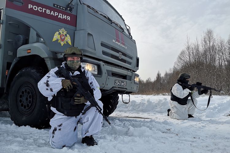 Подразделения Росгвардии провели крупномасштабные учения по обеспечению общественной безопасности