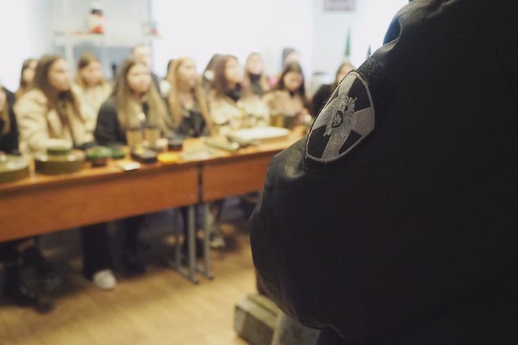 Студенты петербургского правоохранительного колледжа побывали в гостях в ОМОН «Бастион» Росгвардии