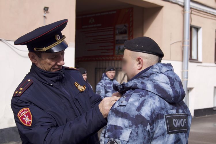 В ОМОН «Бастион» Росгвардии прошло торжественное мероприятие, посвященное Дню Победы