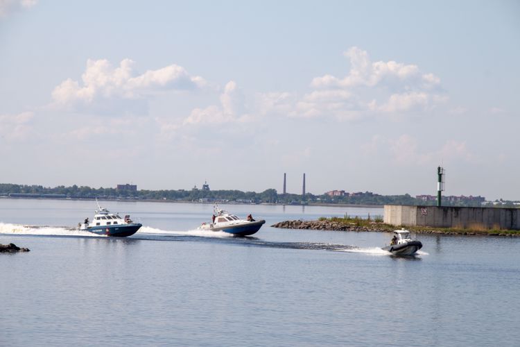 В Санкт-Петербурге Росгвардия провела тактико-специальные занятия на территории комплекса защитных сооружений от наводнений