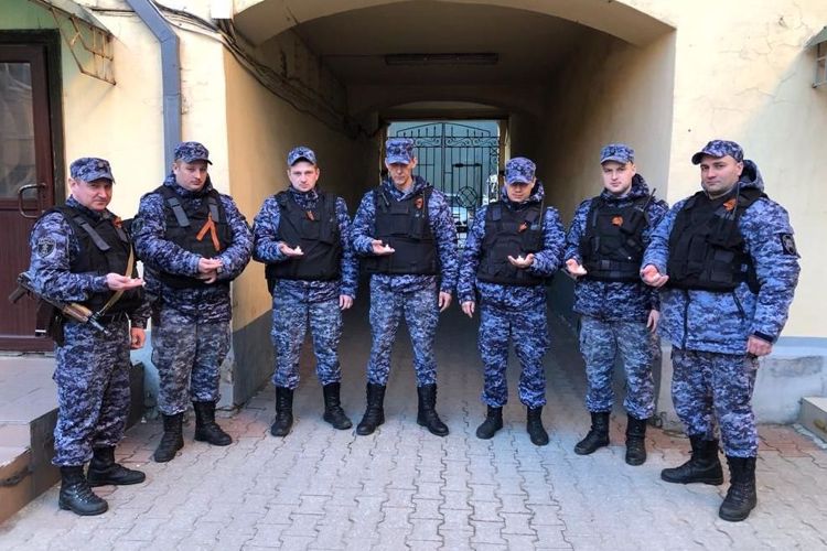 В Адмиралтейском районе сотрудники Росгвардии провели мероприятия, посвящённые Дню Победы