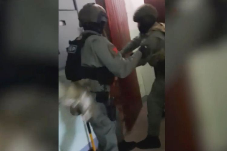 В Санкт-Петербурге при силовой поддержке СОБР Росгвардии задержаны подозреваемые в совершении серии краж
