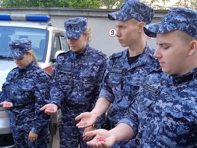 В Петербурге и Ленобласти сотрудники вневедомственной охраны Росгвардии присоединились к мероприятиям, приуроченным ко Дню памяти и скорби