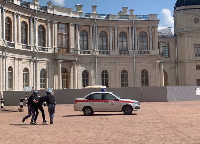 В Гатчине представители Росгвардии приняли участие в мероприятиях, посвященных обеспечению охраны и безопасности музеев