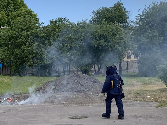 Подразделения Росгвардии провели занятия на одном из городских объектов жизнеобеспечения