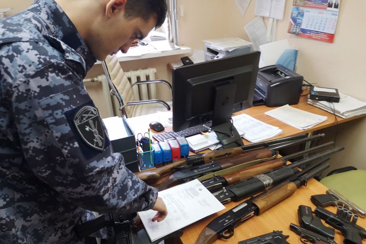 В Главном управлении Росгвардии подвели итоги профилактических мероприятий по контролю за оборотом гражданского оружия