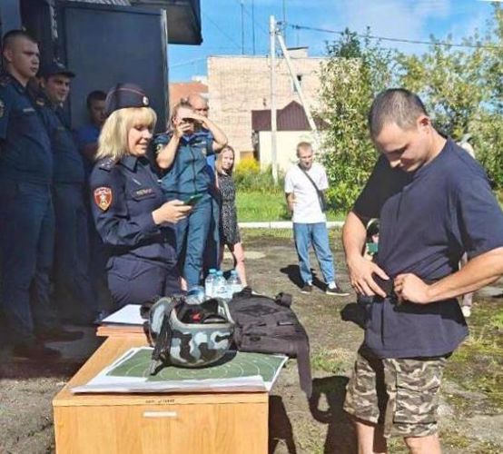 В Киришском районе сотрудники Росгвардии приняли участие в товарищеской эстафете