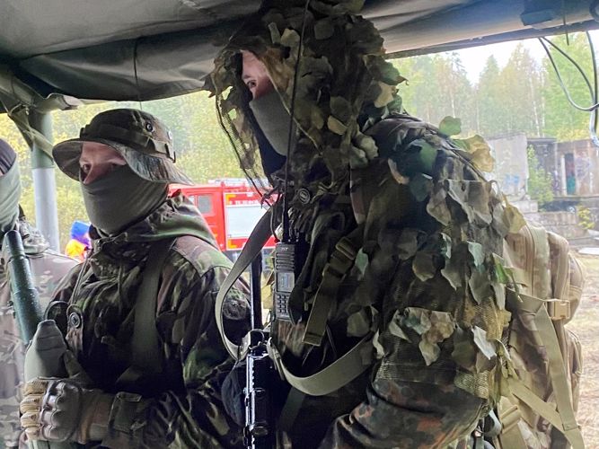 Подразделения Росгвардии приняли участие в совместных учениях силовых ведомств и экстренных служб, прошедших в Ленинградской области
