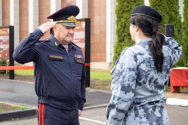 В ОМОН "Бастион" торжественно открыт мемориал, посвященный погибшим бойцам спецподразделений Росгвардии