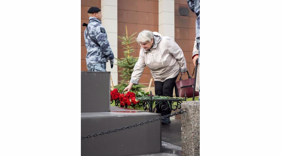 В ОМОН "Бастион" торжественно открыт мемориал, посвященный погибшим бойцам спецподразделений Росгвардии