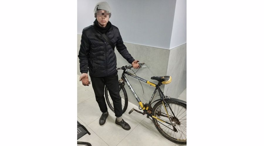 В Кировском районе Петербурга росгвардейцы задержали подозреваемого в краже велосипеде