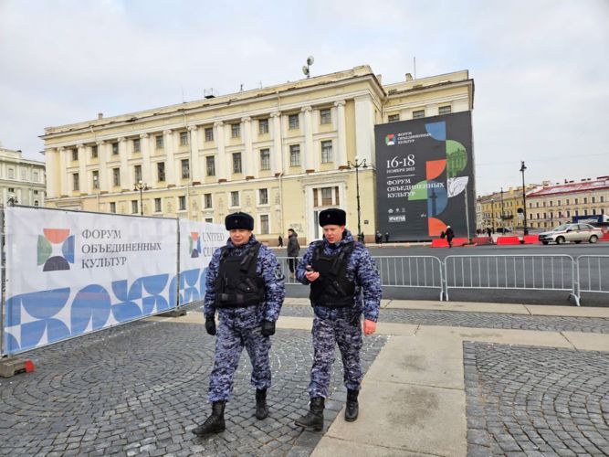 Сотрудники Росгвардии обеспечили безопасность во время проведения IX Международного  культурного форума